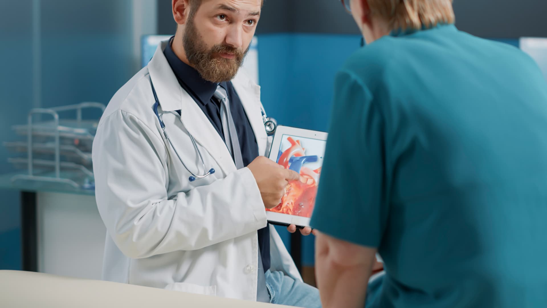 Specialist endoscopy and assessment for rectal bleeding