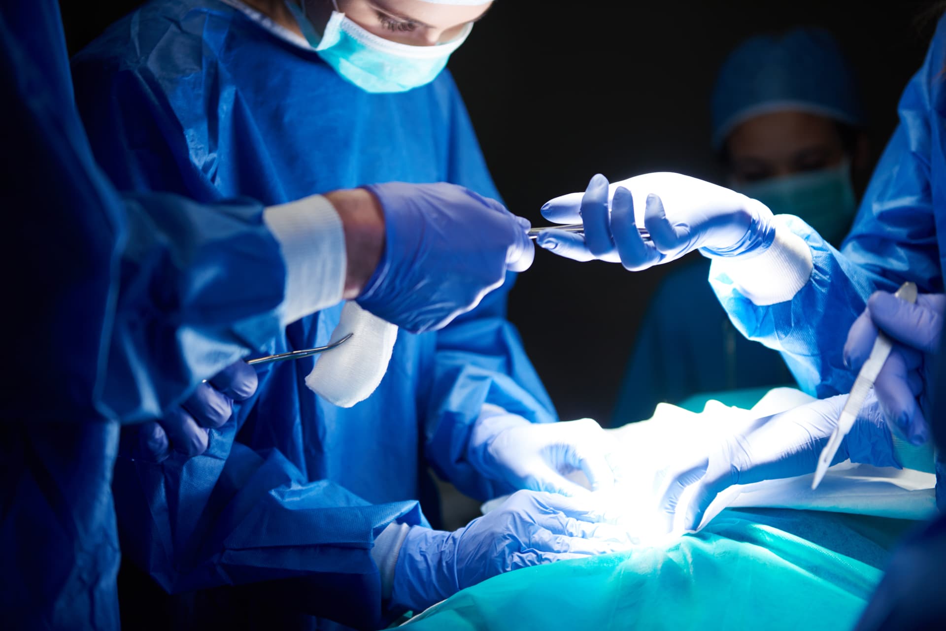 Consultant surgeon discussing ileal pouch surgery